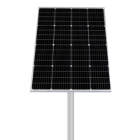Panneau solaire monocristallin JN-100W (200W/18V) avec détecteur de mouvement LED à micro-ondes, étanche IP66, éclairage extérieur pour routes et jardins
