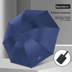 Parapluie personnalisé avec logo, protection UV, parapluie de voyage, petit parapluie portable coupe-vent, parapluie promotionnel pour la pluie et le soleil avec logo - Product Image 3
