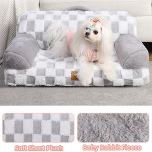 Cama para Mascotas Ecológica, Relajante y Acogedora, con Funda Extraíble Lavable a Máquina, Antideslizante y con Soporte Ortopédico - Product Image 6