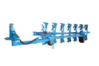 2025 Mega-Farm Products Charrue semi-remorquée à grille réversible, robuste et durable, à moteur diesel, avec pompe à engrenages hydraulique, écologique, haute performance