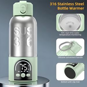แก้วน้ำร้อนพกพาไร้สายสำหรับชงนมผงและอุ่นนมที่บ้านและระหว่างเดินทาง - Product Image 3