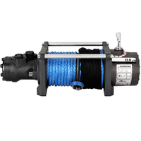 Winch Hidrolik YUNXUAN 3t 5t 8t 10t 20000 Lbs yang Dapat Disesuaikan, Truk Derek, Derek Kapal, Tali Kawat Baja, Tinggi Angkat 25m, 24m