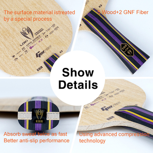 <span class=keywords><strong>Loki</strong></span> nhà sản xuất trực tiếp ping pong vợt <span class=keywords><strong>K3</strong></span> OEM 7 lớp nano sợi carbon bảng Tennis Blade - Product Image 5
