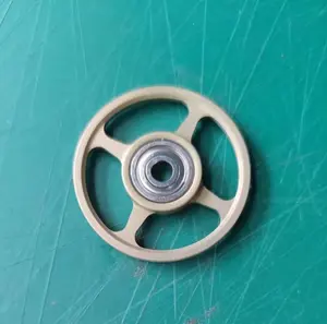 Roda de fio de metal com rolamento e parafuso para peças sobressalentes de máquina autoconer de ssm