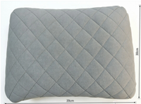 Oreiller personnalisable en tissu peluche gonflable, hypoallergénique, anti-humidité, léger, avec valve unidirectionnelle et maintien de la chaleur pour