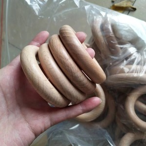 <span class=keywords><strong>Anneau</strong></span> <span class=keywords><strong>de</strong></span> <span class=keywords><strong>dentition</strong></span> en <span class=keywords><strong>bois</strong></span> inachevé, 20 pièces, 70mm x 13mm, en <span class=keywords><strong>bois</strong></span> d'érable/hêtre, pour bébés, fabrication artisanale, DIY - Product Image 4