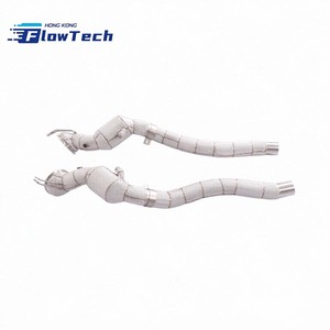 ท่อดาวน์ไปป์สแตนเลส T304 สำหรับ Ferrari 812 6.5L V12 Performance - Product Image 2