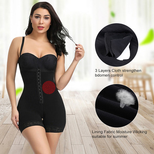HEXIN Compresión cómoda Barriga Perder peso Tallas grandes <span class=keywords><strong>Mujeres</strong></span> Adelgazamiento Fajas de <span class=keywords><strong>cuerpo</strong></span> completo - Product Image 2