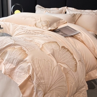 Ensemble de literie 100% coton, ensemble de linge de lit de luxe, housse de couette et draps pour lit king size, pour chambre à coucher, hôtel