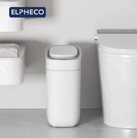 ELPHECO-Poubelle Intelligente en Plastique avec Adsorption Automatique Anti-Odeur pour Chambre à Coucher, Salon, 9L