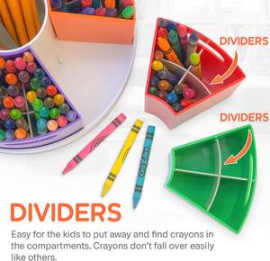クレヨンオーガナイザーとストレージレイジースーザンスクール画材キャディ - Product Image 2