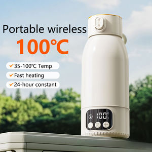 <span class=keywords><strong>Bouilloire</strong></span> de voyage de voiture électrique portable 500ML Mini chaudière à eau pour voiture chauffée voyage chauffage rapide pour café thé en déplacement - Product Image 2