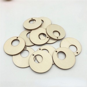 20mm-50mm 50 pcs Madeira Inacabada Fatias Oval Natural para DIY Artes e Ofícios Projetos Brincos Pingente