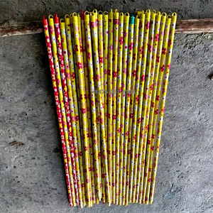 Vietnam's Best Selling Household Mop Stick 120cm Eucalyptus Core Soft PVC Coating Wooden Handle 2-in-1 for Toilet Furniture Use - Product Image 4