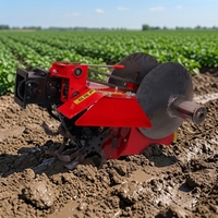 Machine à creuser des fossés pour fraises, largeur de tranchée 30-35 cm, profondeur pour motoculteur, tracteur à main, motoculteur motorisé, machines agricoles