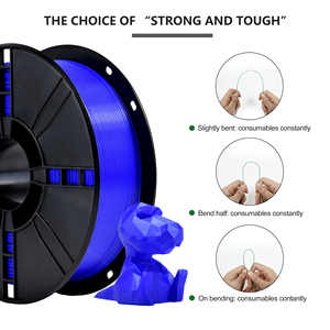Filament PLA+ de 1,75 mm de haute qualité, 1 kg, bleu foncé, pour impression 3D, vente en gros d'usine - Product Image 3