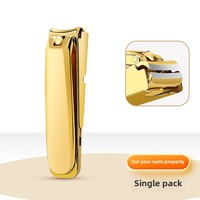 Nouvel ensemble universel de pinces à ongles anti-éclaboussures multi-usages avec grande ouverture et coupe-ongles, emballage en sac PP pour manucure