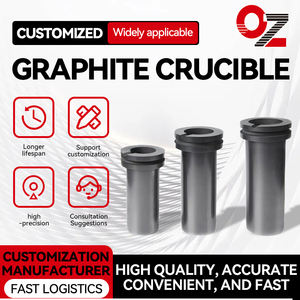 Ad alta temperatura resistenza gioielli crogiolo di fusione grafite crogiolo con quarzo crogiolo per la fusione di metalli preziosi - Product Image 5