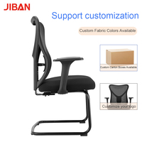 Chaise de bureau ergonomique moderne en maille, structure en acier, construction durable, fonction rafraîchissante pour la maison, le bureau, l'hôpital, l'atelier, l'école