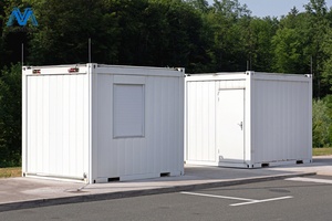 10ft 20ft dễ dàng lắp ráp di động có thể tháo rời có thể gập lại thép đúc sẵn nhà Chứa di động tự lưu trữ - Product Image 2