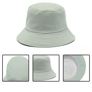 Wholesale Summer Cotton Bucket Hat with Customized Embroidery Printed Logo Visor for Fishermen Designed by the <strong>Maker</strong> - Product Image 3