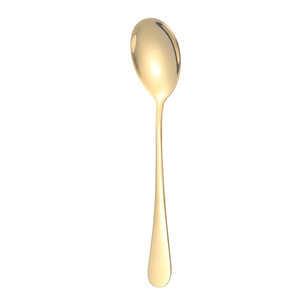 ช้อนสแตนเลส 304: ช้อนทรงรีด้ามยาวสำหรับคนกาแฟ ใช้ในครัวเรือน ไอศกรีม - Product Image 5