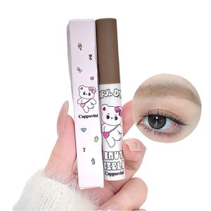 Crème et <span class=keywords><strong>crayon</strong></span> à sourcils Cappuvini Teddy Velvet, longue tenue, imperméable, minéral, à base de plantes, facile à utiliser, pour un style de sourcils parfait - Product Image 1