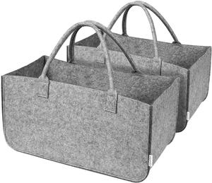 Cesto <span class=keywords><strong>in</strong></span> <span class=keywords><strong>Feltro</strong></span> Pieghevole Grande per Giardino, Picnic, Giocattoli, Giornali, Riviste, Shopping, Legna da Ardere - Product Image 4