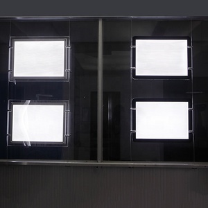 <strong>Customized</strong> Rectangle Acrylic Light Pocket Box Sign for Real Estate Agents Hanging <strong>Window</strong> <strong>Display</strong> - Product Image 6