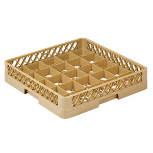 Égouttoir à vaisselle en plastique jaune, design modulaire, pour cuisine professionnelle, avec panier à couverts et extension de stérilisation - Product Image 5