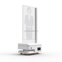 Robot automático para evitar obstáculos, pantalla táctil, pantalla de publicidad Oled, navegador, modelo grande, máquina todo en uno