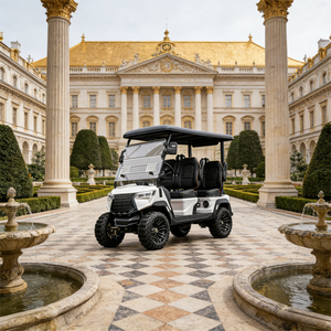 Voiturette de golf électrique 4 places - Fiable, certifiée CE, GCC, EEC pour usage hors route public - Product Image 1
