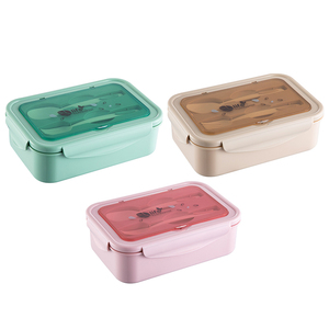 Bán Buôn Trẻ Em Của Bento Hộp Ăn Trưa Cho Trẻ Em Người Lớn Container Tiffin Tàu Sân Bay Nhà Sản Xuất BPA Miễn Phí Trái Cây Nhà Bếp Container - Product Image 3