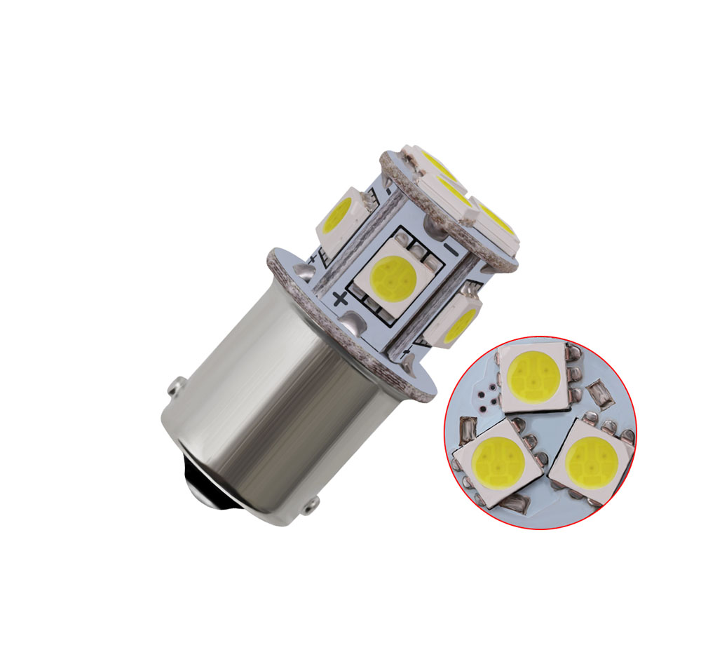 5050 12v 24v led s25 ampoules halogènes ampoule de frein clignotant s25 voiture led lumières