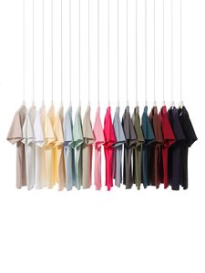 Camiseta de Hombre 100% Algodón, Cuello Redondo, Manga Corta, Corte Holgado, Tejido de Punto, para Impresión Personalizada, Uso Casual - Product Image 2
