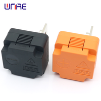 Prise rapide de stockage d'énergie 350A connecteur haute tension automobile orange noir