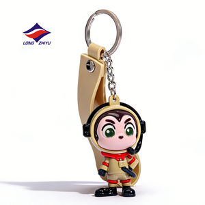 Longzhiyu, 20 Años de Experiencia en Fabricación ODM, Llavero de Silicona Brillante Personalizado, Llavero de PVC Colgante, Llavero de Goma Suave con Logotipo 3D Personalizado - Product Image 5