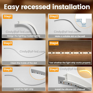 <span class=keywords><strong>Led</strong></span> Neon Flex 10x10 12x12 15x10 16x16 20x20mm <span class=keywords><strong>LED</strong></span> <span class=keywords><strong>Strip</strong></span> Silicone Bìa cơ thể linh hoạt uốn cong khuếch tán - Product Image 6