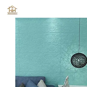 Soft roll series 3d XPE foam wallpaper self-adhesive pe foam wall sticker for interior wall decoration panel