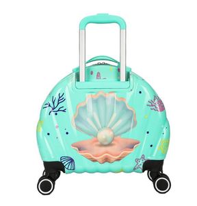 Maleta Infantil con Ruedas Dobles, Portátil y Bonita, con Diseño de Arcoíris Degradado, para Niños y Niñas, para Viajes - Product Image 1