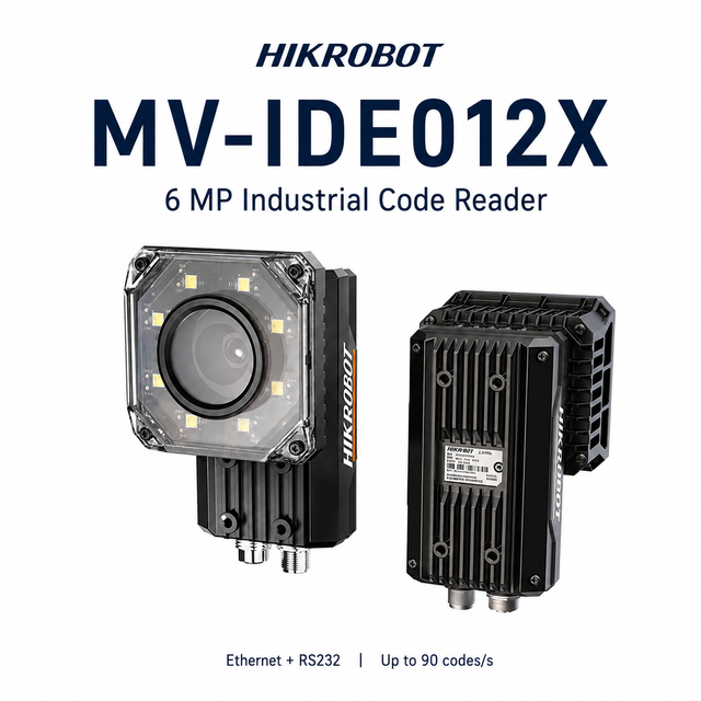 HIKROBOT MV-IDE012X 6MP Industrial Barcode Reader Ethernet RS232