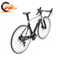 Vélo de course sur route Twitter T8 RS-24S 24 vitesses entièrement en fibre de carbone 700c pour adulte avec jeu de roues en alliage et pédale ordinaire