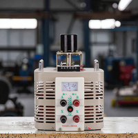Transformateur toroïdal manuel réglable monophasé TDGC2-5KVA, sortie 0-250AC, régulateur de tension nominale 220V AVR 230V