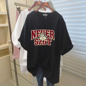 Nouvelle mode luxe 100% coton dessin animé personnalisé grande taille T-shirt 3D imprimé marque couturier T-shirt - Product Image 6