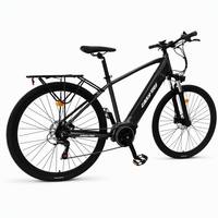 Vélo électrique de montagne puissant à moteur central 36V 250W, batterie intégrée, frein hydraulique, cadre en alliage d'aluminium, 7 vitesses