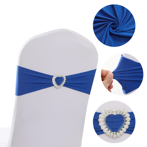 Fundas Elásticas <span class=keywords><strong>para</strong></span> Sillas con Hebilla en Forma <span class=keywords><strong>de</strong></span> Corazón, <span class=keywords><strong>Bandas</strong></span> Elásticas <span class=keywords><strong>para</strong></span> Sillas sin Lazos <span class=keywords><strong>para</strong></span> Decoración <span class=keywords><strong>de</strong></span> Bodas, Banquetes, <span class=keywords><strong>Fiestas</strong></span> y Eventos, Venta al por Mayor - Product Image 4