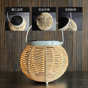 Solar Powered <b>Lantern</b> Outdoor Waterproof IP65 LED Garden Light Decorative Courtyard Lighting - Product Image 2