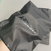 Sac à fermeture éclair gris dépoli en plastique pour vêtements, sac d'emballage translucide avec fermeture éclair, sac à fermeture éclair semi-transparent personnalisé avec logo – Offre Spéciale