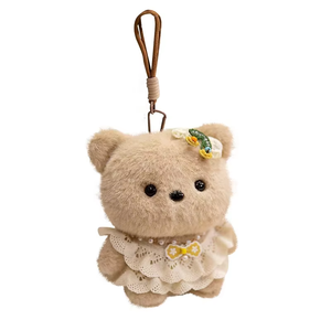 Sweetheart <b>Bear</b> and Fragrance Wind Rabbit Hanging Ornament Cute Plush Toys Doll <b>Flower</b> Dress Rabbit Backpack Hanging Keychain - Product Image 6