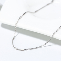 Chaîne en argent Sterling 925, collier de Bar, vente en gros, bijoux tendance, à bas prix, italien, SC28